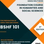 IGNOU BSHF-101 Study Material & Book (BA Foundation Course)