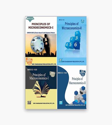 IGNOU BECC Study Material, Guide Book, Help Book – Combo of BECC 131 BECC 132 BECC 133 BECC 134 – BAG Economics with Previous Years Solved Papers