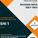 IGNOU EHI-01 Study Material & Book (BA Foundation Course)