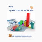 IGNOU MEC-103 Study Material, Guide Book, Help Book – Quantitative Methods – MEC with Previous Years Solved Papers