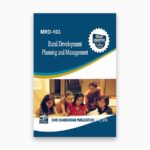 IGNOU MRD-103 Study Material, Guide Book, Help Book – Rural Development – Planning and Management – MARD with Previous Years Solved Papers