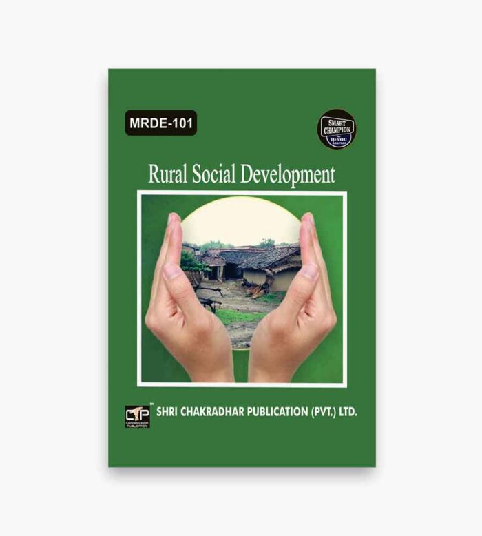 IGNOU MRDE-101 Study Material, Guide Book, Help Book – Rural Social Development – MARD with Previous Years Solved Papers