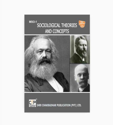IGNOU MSO-1 Study Material, Guide Book, Help Book – Sociological Theories And Concepts – MSO with Previous Years Solved Papers