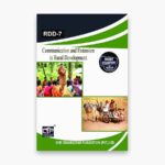 IGNOU RDD-7 Study Material, Guide Book, Help Book – Communication and Extension in Rural Development – MARD with Previous Years Solved Papers
