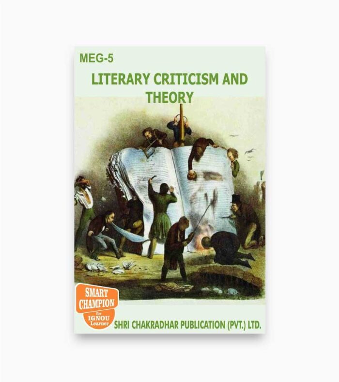 IGNOU MEG-5 Study Material, Guide Book, Help Book – Literary Criticism And Theory – MA English with Previous Years Solved Papers