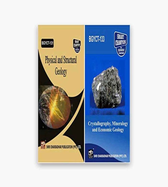 IGNOU BGYCT Study Material, Guide Book, Help Book – Combo of BGYCT 131 BGYCT 133 – BSCG Geology with Previous Years Solved Papers