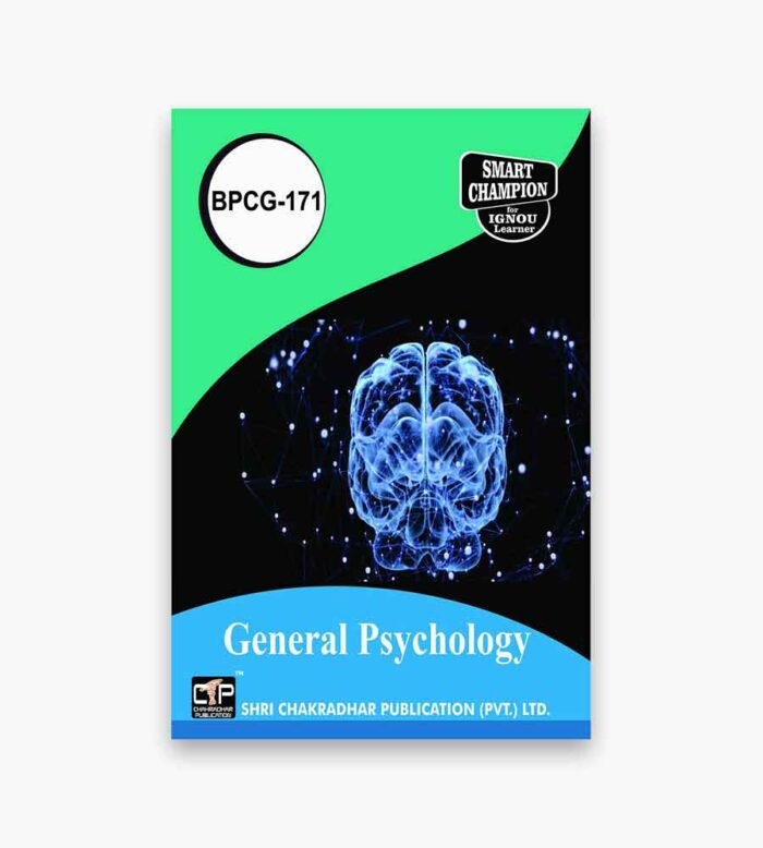 IGNOU BPCG-171 Study Material, Guide Book, Help Book – General Psychology – BAG Psychology with Previous Years Solved Paperss Solved Papers Solved Papers