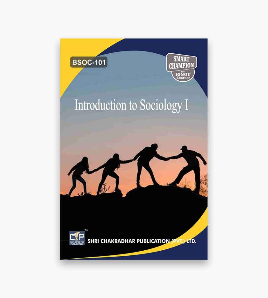 IGNOU BSOC-101 Study Material & Book BASOH) - IGNOU Study Material