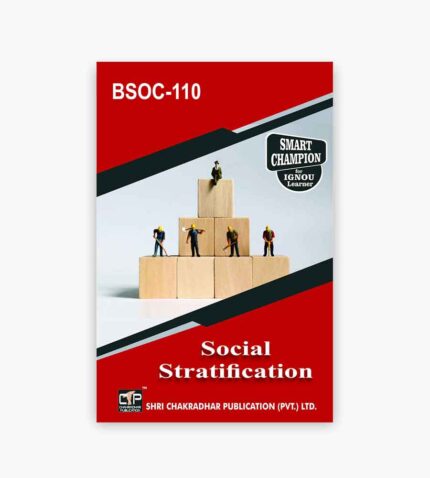 IGNOU BSOC-110 Study Material, Guide Book, Help Book – Social Stratification – BASOH with Previous Years Solved Papers