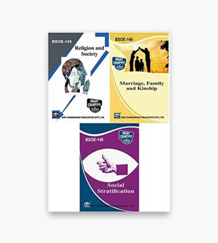 IGNOU BSOE Study Material, Guide Book, Help Book – Combo of BSOE 145 BSOE 146 BSOE 148 – BAG Sociology with Previous Years Solved Papers