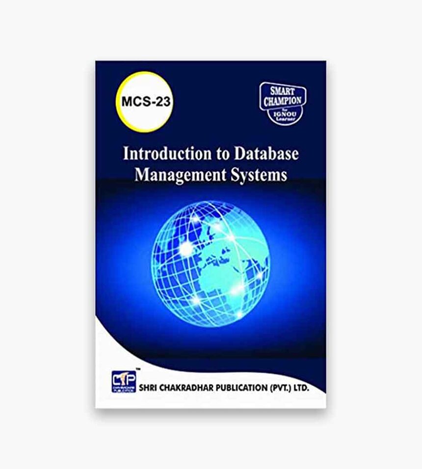 IGNOU MCS-23 Study Material & Book (BCA) - IGNOU Study Material