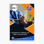 IGNOU MSW-17 Study Material, Guide Book, Help Book – Contemporary Methods and Values of Social Work – MA Social Work with Previous Years Solved Papers