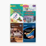 IGNOU BCOC Study Material, Guide Book, Help Book – Combo of BCOC 131 BCOC 132 BCOC 133 BCOC 134 – BCOMG with Previous Years Solved Papers