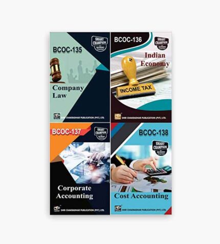 IGNOU BCOC Study Material, Guide Book, Help Book – Combo of BCOC 135 BCOC 136 BCOC 137 BCOC 138 – BCOMG with Previous Years Solved Papers