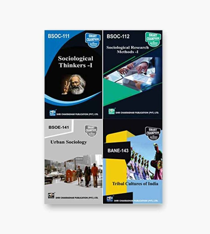 IGNOU BSOC, BSOE, BANE Study Material, Guide Book, Help Book – Combo of BSOC 111 BSOC 112 BSOE 141 BANE 143 – BASOH with Previous Years Solved Papers