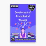 IGNOU BPCC-106 Study Material, Guide Book, Help Book – Development of Psychological Thought – BAPCH with Previous Years Solved Papers bpcc106