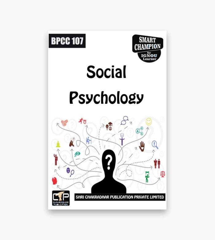 IGNOU BPCC-106 Study Material, Guide Book, Help Book – Social Psychology – BAPCH with Previous Years Solved Papers bpcc106