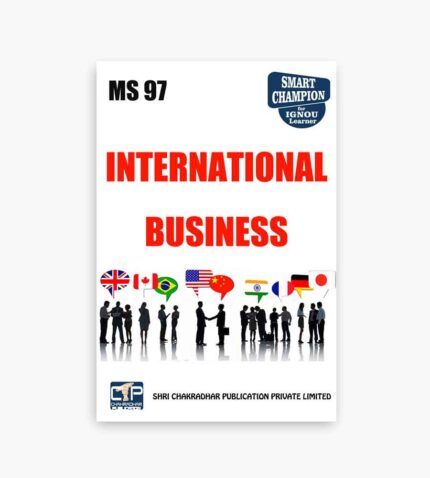 IGNOU MS-97Study Material, Guide Book, Help Book – International Business Management –MBAwith Previous Years Solved Papers