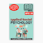 IGNOU BPCC-110 Study Material, Guide Book, Help Book – Applied Social Psychology – BAPCH with Previous Years Solved Papers bpcc110