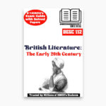 IGNOU BEGC-112 Study Material, Guide Book, Help Book – British Literature: The Early 20th Century – BAG ENGLISH with Previous Years Solved Papers begc112