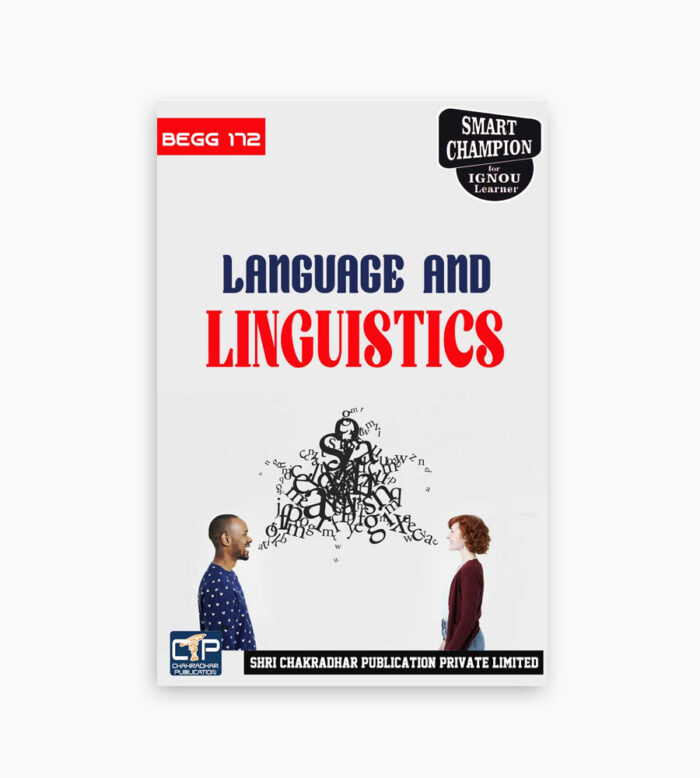 IGNOU BEGG-172 Study Material, Guide Book, Help Book – Language and Linguistics – BAG ENGLISH with Previous Years Solved Papers begg172