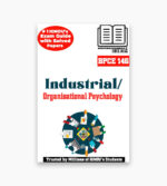 IGNOU BPCE-146 Study Material, Guide Book, Help Book – Industrial/ Organisational Psychology – BAG PSYCHOLOGY with Previous Years Solved Papers bpce146