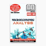 IGNOU MEC-101 Study Material, Guide Book, Help Book – Microeconomic Analysis – MA ECONOMICS with Previous Years Solved Papers mec101