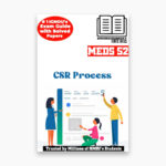 IGNOU MEDS-52 Study Material & Book (MACSR/PGDCSR)