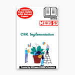 IGNOU MEDS-53 Study Material, Guide Book, Help Book – CSR Implementation – MACSR/PGDCSR with Previous Years Solved Papers meds53