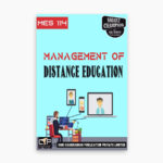 IGNOU MES-114 Study Material, Guide Book, Help Book – Management of Distance Education – MAEDU with Previous Years Solved Papers mes114