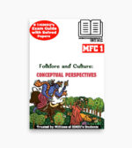 IGNOU MFC-1 Study Material, Guide Book, Help Book – Folklore and Culture: Conceptual Perspectives – MAFCS/PGDFCS with Previous Years Solved Papers mfc1
