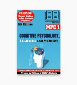 IGNOU MPC-1 Study Material, Guide Book, Help Book – Cognitive Psychology, Learning and Memory – MAPC with Previous Years Solved Papers mpc1