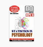 IGNOU MPC-6 Study Material, Guide Book, Help Book – Statistics in Psychology – MAPC with Previous Years Solved Papers mpc6