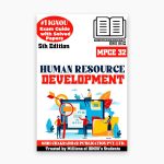 IGNOU MPCE-32 Study Material, Guide Book, Help Book – Human Resource Development – MAPC with Previous Years Solved Papers mpce32