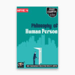 IGNOU MPYE-4 Study Material, Guide Book, Help Book – Philosophy of Human Person – MAPY with Previous Years Solved Papers mpye4