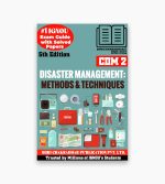 IGNOU CDM-2 Study Material, Guide Book, Help Book – Disaster Management: Methods & Techniques – Certificate In Disaster Management with Previous Years Solved Papers cdm2