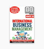 IGNOU MMPC-16 Study Material, Guide Book, Help Book – International Business Management – MGPS with Previous Years Solved Papers mmpc16