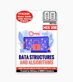 IGNOU MCS-208 Study Material, Guide Book, Help Book – Data Structures and Algorithms – PGDCA with Previous Years Solved Papers mcs208