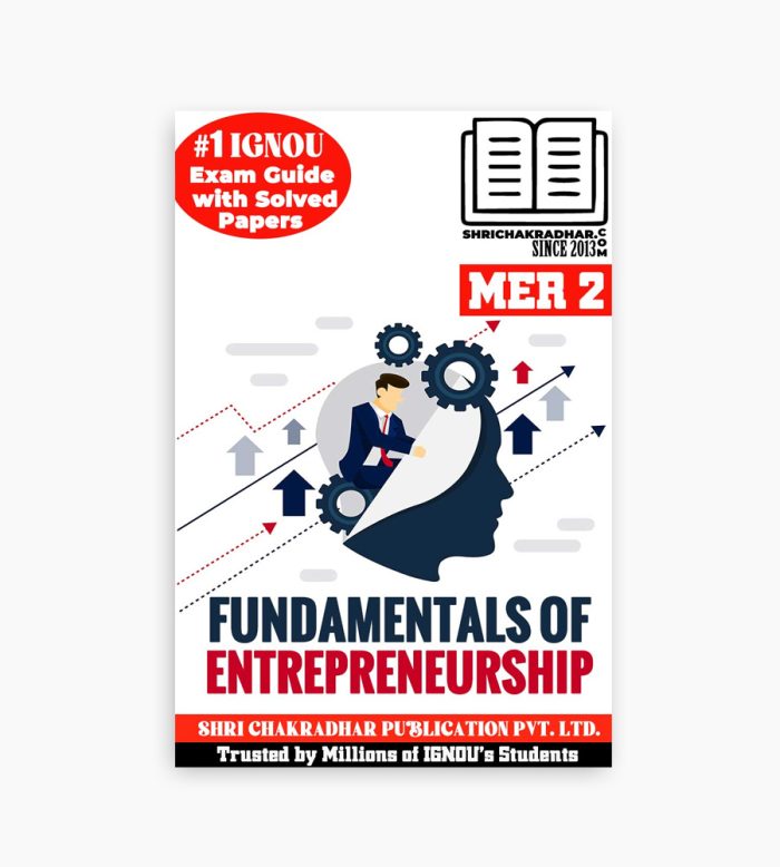 IGNOU MER-2 Study Material, Guide Book, Help Book – Fundamentals of Entrepreneurship – MAER with Previous Years Solved Papers mer2