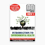IGNOU MEV-1 Study Material, Guide Book, Help Book – Introduction to Environmental Health – MAEOH/PGDEOH with Previous Years Solved Papers mev1