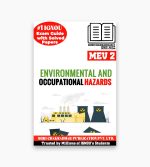 IGNOU MEV-2 Study Material, Guide Book, Help Book – Environmental and Occupational Hazards – MAEOH/PGDEOH with Previous Years Solved Papers mev2