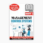 IGNOU MMPF-3 Study Material, Guide Book, Help Book – Management Control Systems – MBA NEW SYLLABUS with Previous Years Solved Papers mmpf3