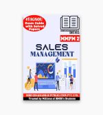 IGNOU MMPM-2 Study Material, Guide Book, Help Book – Sales Management – MBA NEW SYLLABUS with Previous Years Solved Papers mmpm2