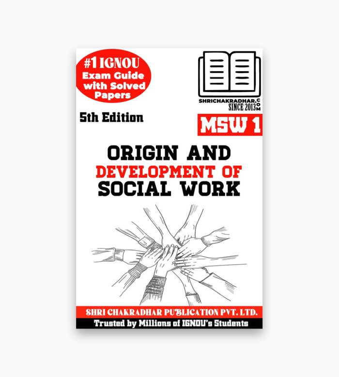 IGNOU MSW-1 Study Material & Book (MSW) - IGNOU Study Material