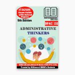 IGNOU BPAC 132 Study Material & Book (BAG Public Administration)