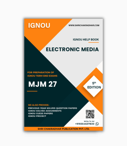 IGNOU MJM 27 Study Material & Book (MAJMC)