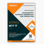 IGNOU MTT 17 Study Material & Book (MATS)