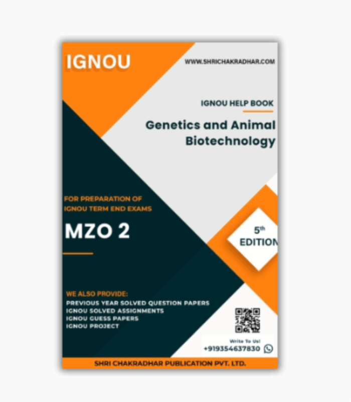 IGNOU MZO 2 Study Material and Book