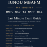 IGNOU MBA (FM) 4th Semester Book cover — MMPC-017, MMPC-018, MMPC-019, MMPC-020, MMPF-004, MMPF-005, MMPF-007 and MMPF-011, 2027 Exam Edition, Combined Last Minute Exam Study Guide