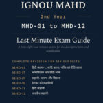 IGNOU MAHD 2nd Year Hindi Medium Book cover — MHD-01, MHD-07, MHD-09, MHD-10, MHD-11 and MHD-12, 2027 Exam Edition, Combined Last Minute Exam Study Guide